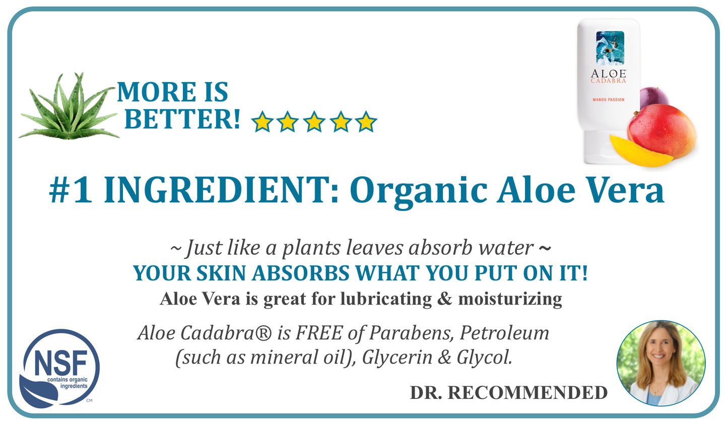 Aloe Cadabra Organic Lube 2.5 Oz