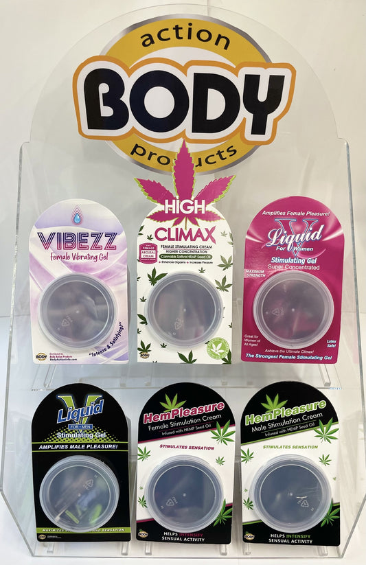 Body Action Arousal Acrylic Display