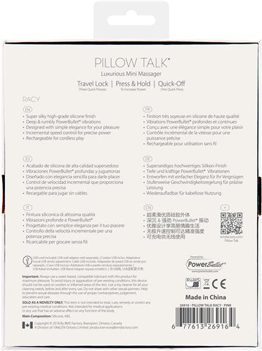 Pillow Talk Racy Vibe W/ Swarovski Crystal