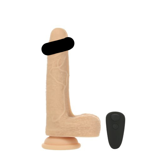 Naked Addiction 7.5 The Freak Vibrating Rotating & Dong Thrusting Vanilla"
