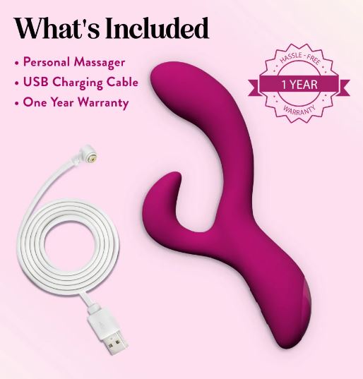 Quinn Rabbit Vibrator Burgundy