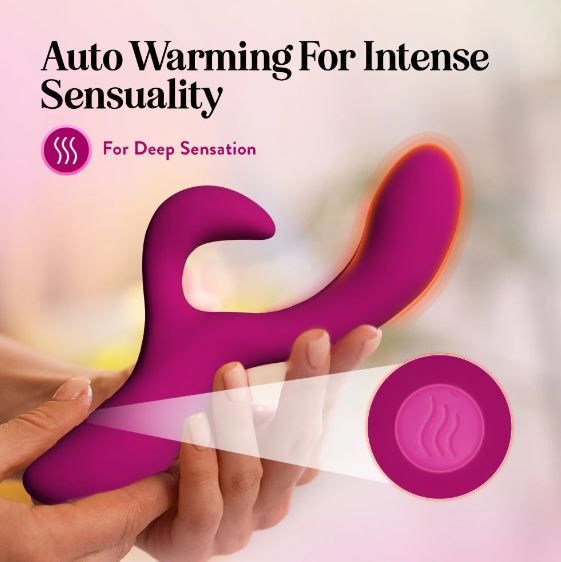 Quinn Rabbit Vibrator Burgundy
