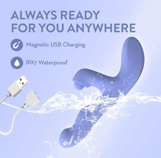 Blush Simone Tapping Rabbit Blue