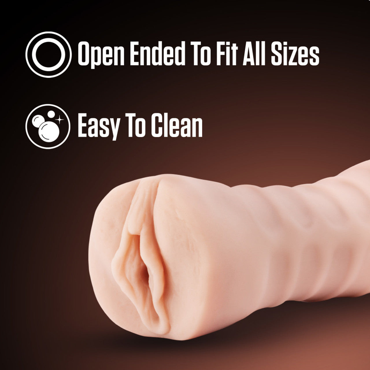 Enlust Destini Vibrating Stroker Beige