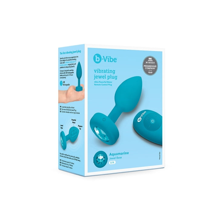 B Vibe Vibrating Jewel Plug