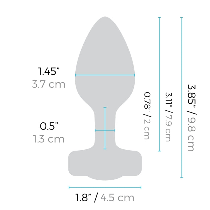 B Vibe Vibrating Jewel Plug