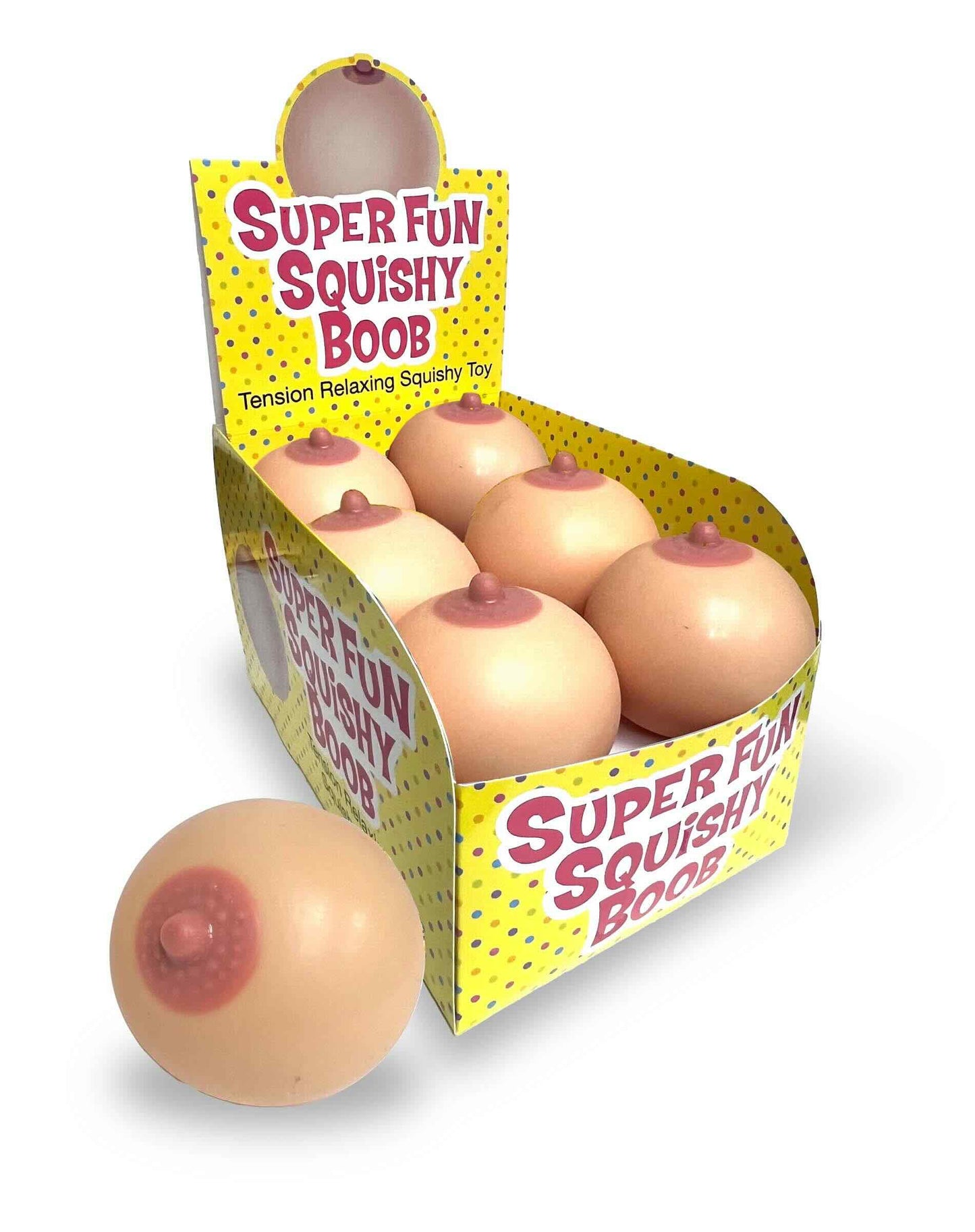 Super Fun Squishy Boobs Display Of 12