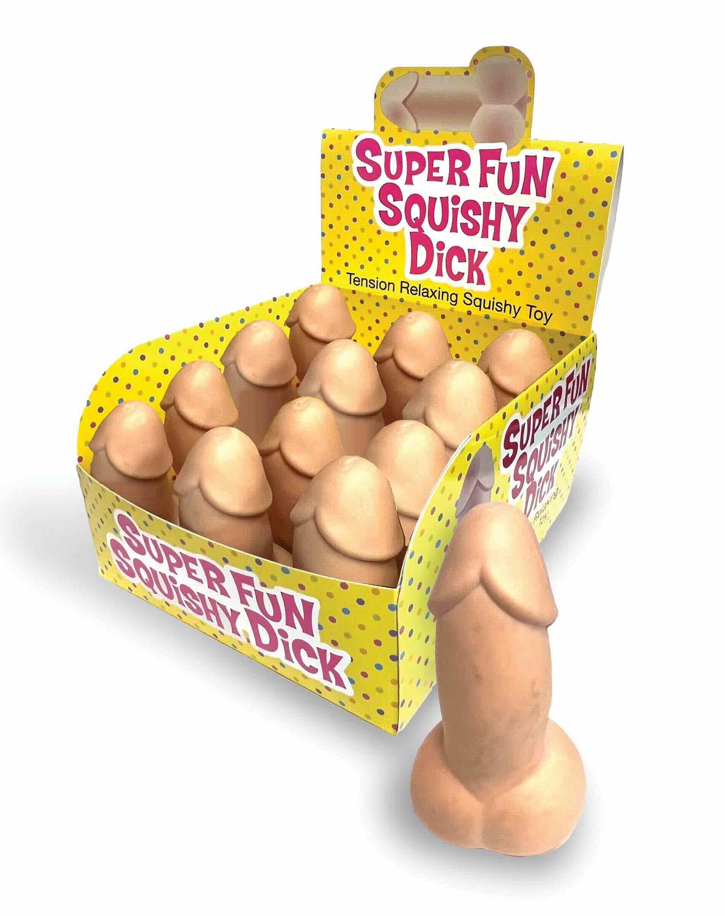 Super Fun Squishy Penis Display Of 12