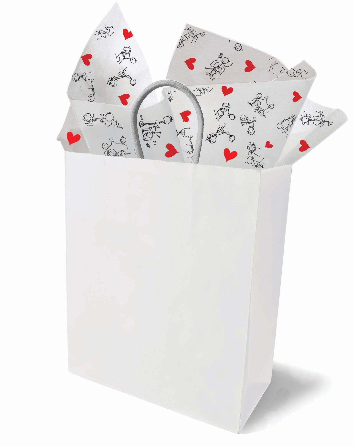 Naughty Stick Figure Tissue Paper