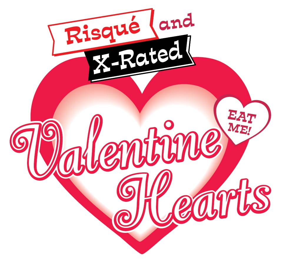 Risque Hearts 24pc Display