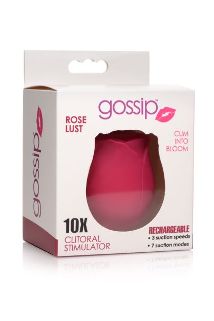 Gossip Rose 10x Silicone Clit Suction Stimulator