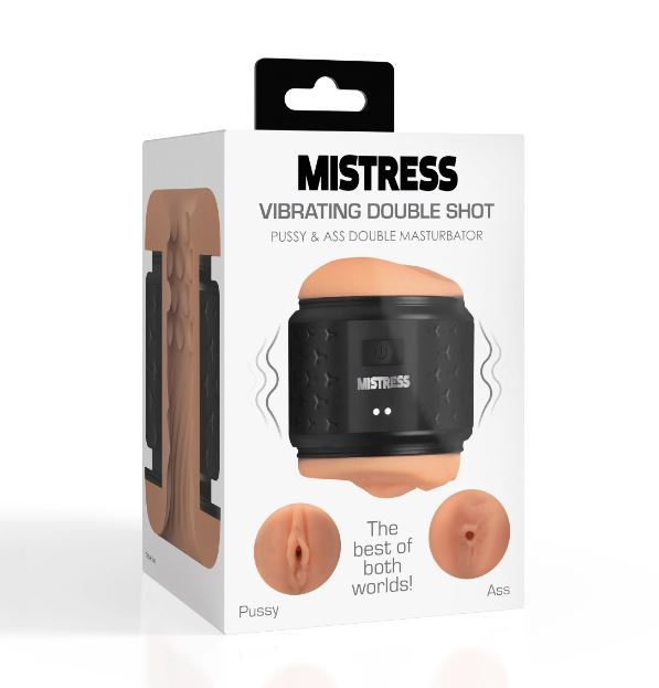 Mistress Vibrating Double Shot Pussy & Ass Double Masturbator