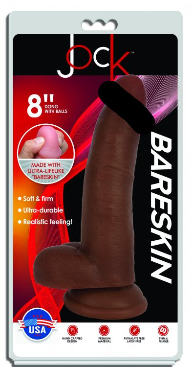 Jock Bareskin Latte Dildo W/ Balls
