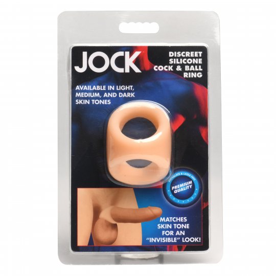Jock Silicone Cock & Ball Ring Light