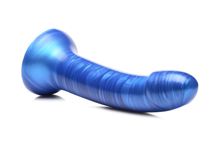 Simply Sweet 7 In Metallic Silicone Dildo