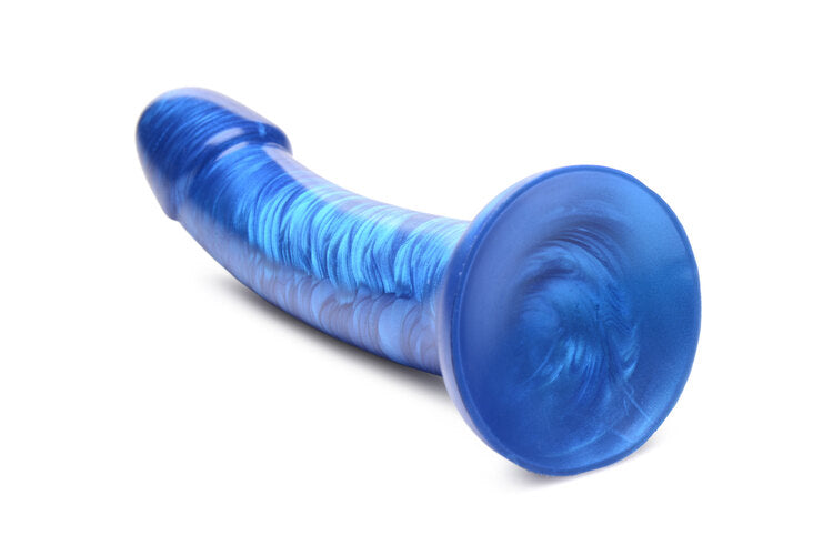 Simply Sweet 7 In Metallic Silicone Dildo
