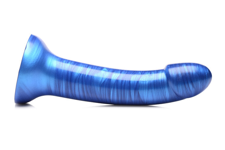 Simply Sweet 7 In Metallic Silicone Dildo