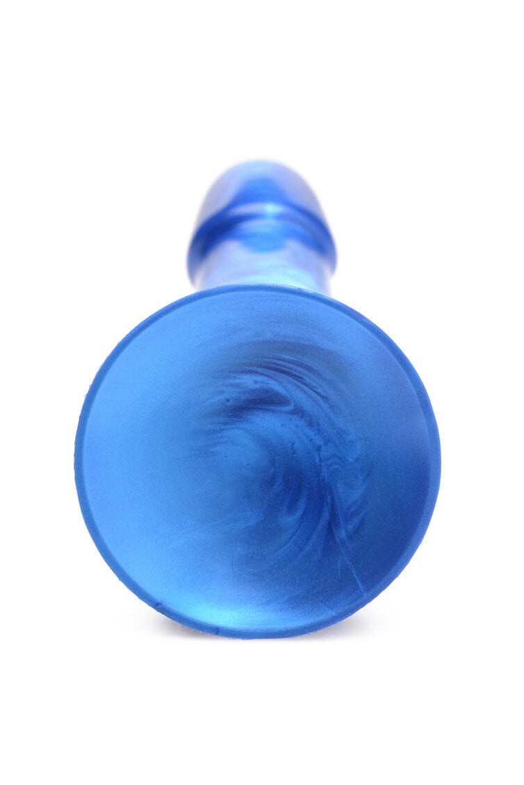Simply Sweet 7 In Metallic Silicone Dildo