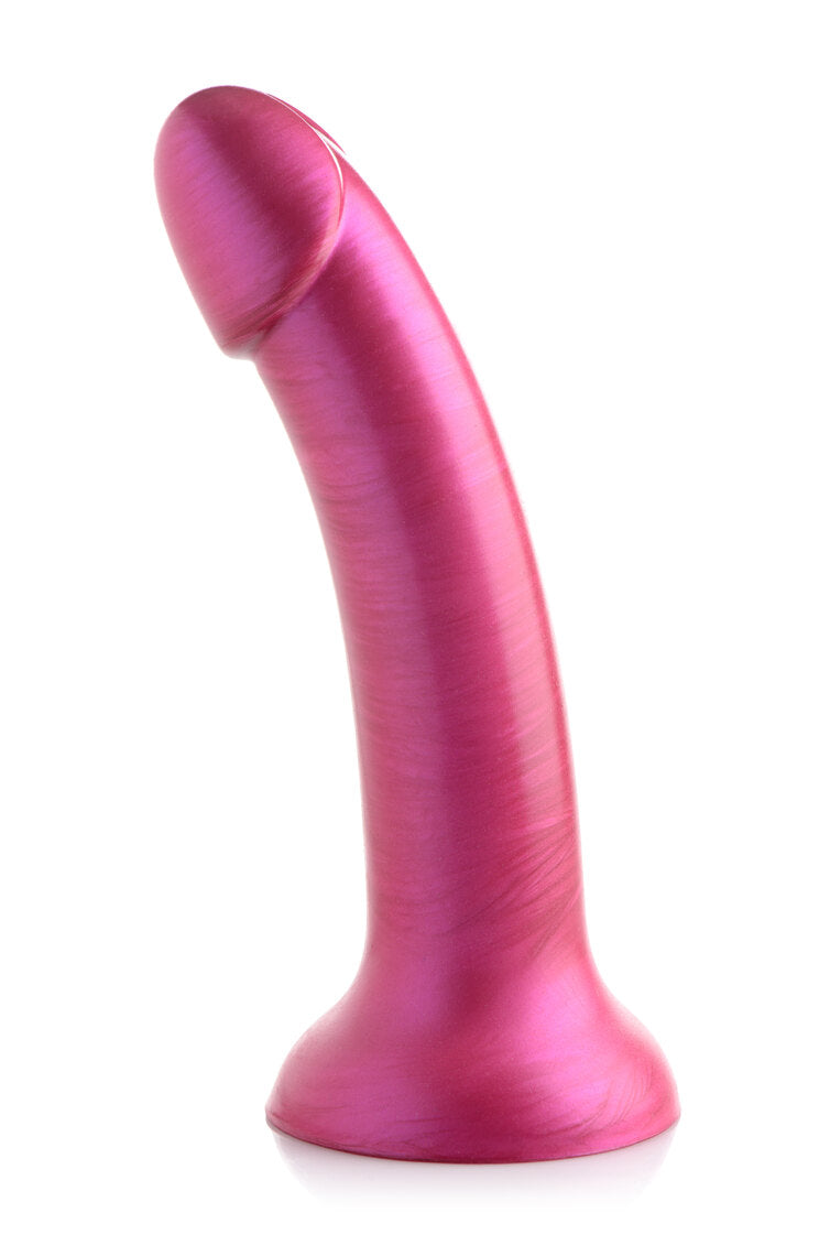 Simply Sweet 7 In Metallic Silicone Dildo