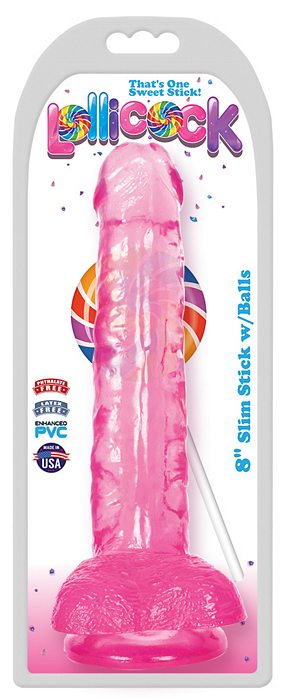 Lollicock 8 Slim Stick W/balls Ice