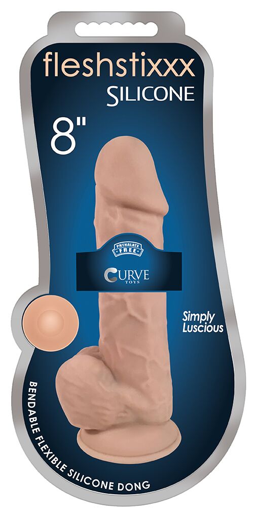 Fleshstixxx Silicone Dong W/ Balls