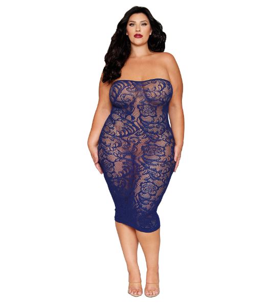 Bodystocking Gown & Shrug Eclipse Q/s