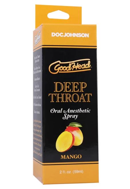 Goodhead Deep Throat Spray Mango