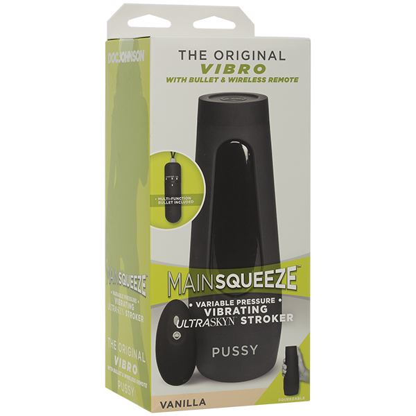 Man Squeeze Original Vibro Pussy Vanilla