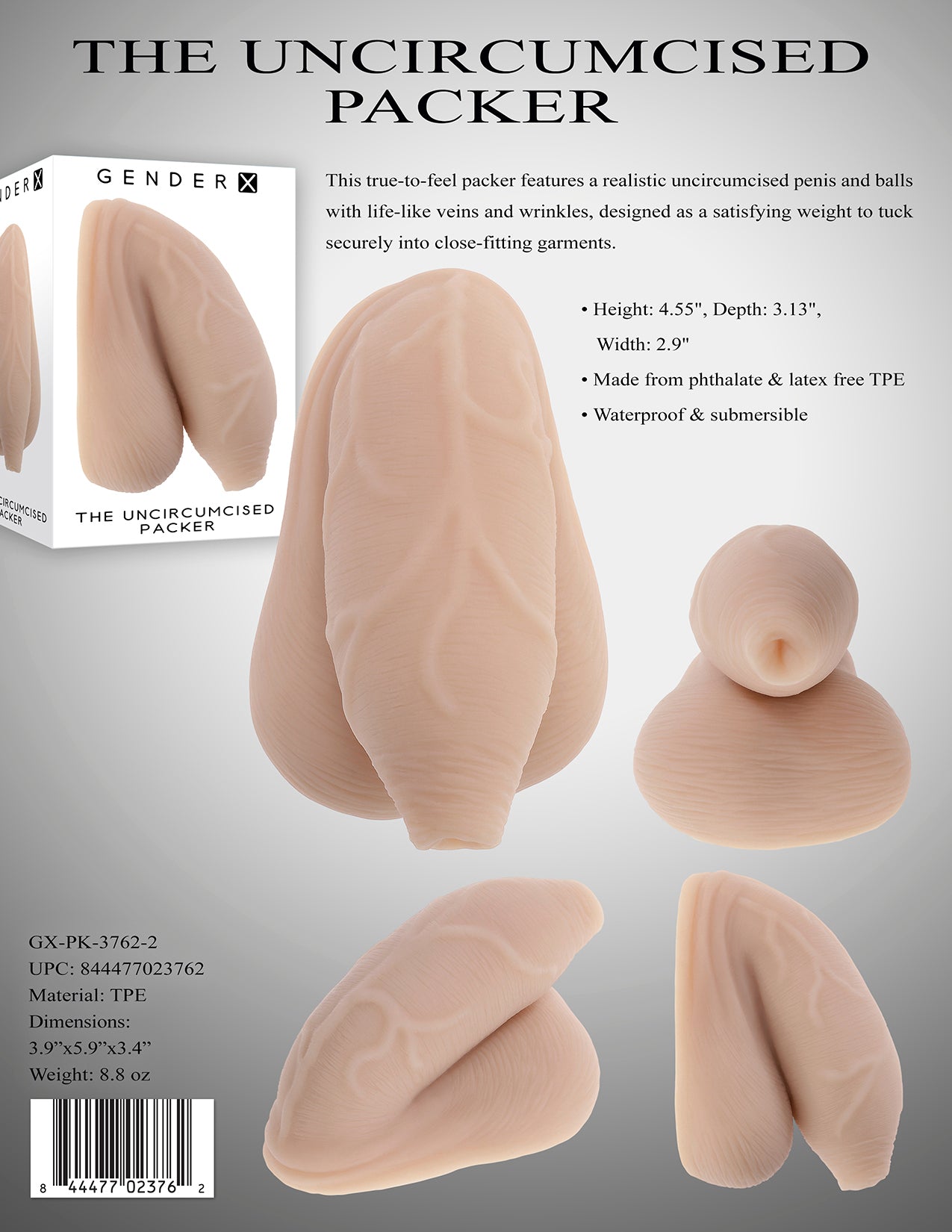 Gender X Uncircumcised Packer