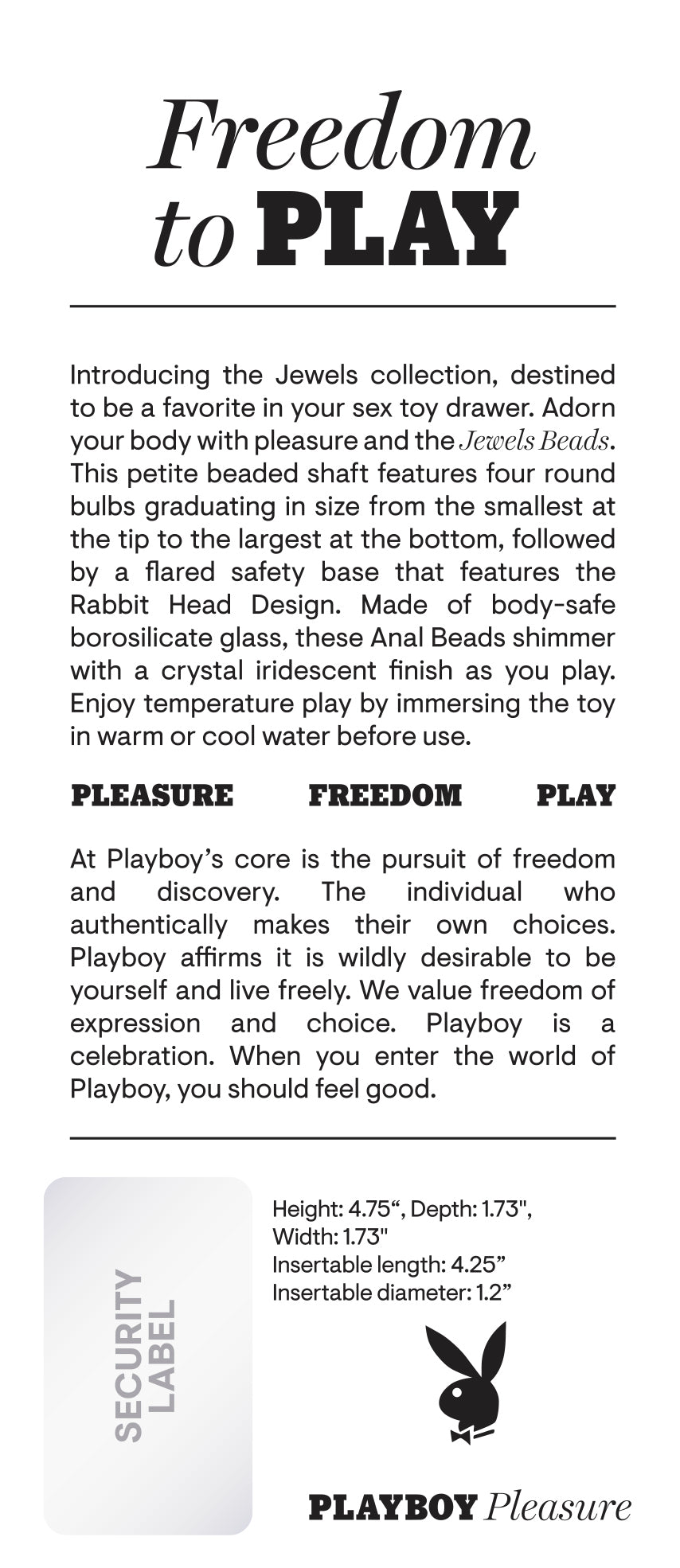 Playboy Jewel Beads