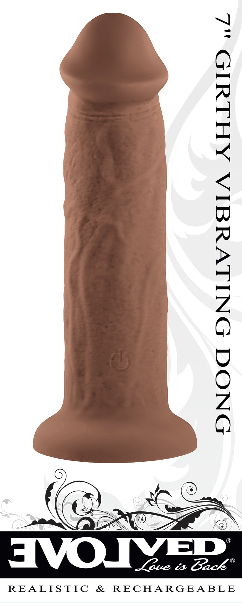 Evolved 7in Girthy Vibrating Dong