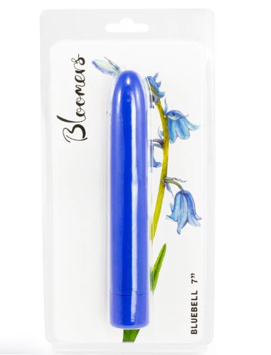 Bloomers Bluebell Vibrator 7in Blue
