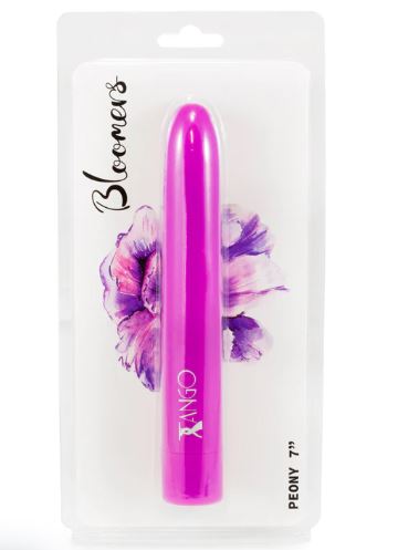Bloomers Peony Classic Vibrator 7in Purple