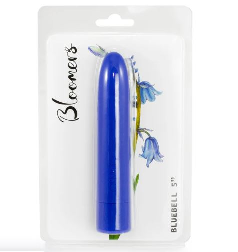 Bloomers Bluebell Vibrator 5in Blue