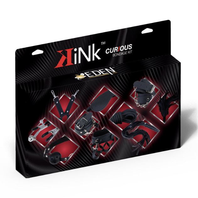 Kink Curious Beginner Bdsm Kit Black