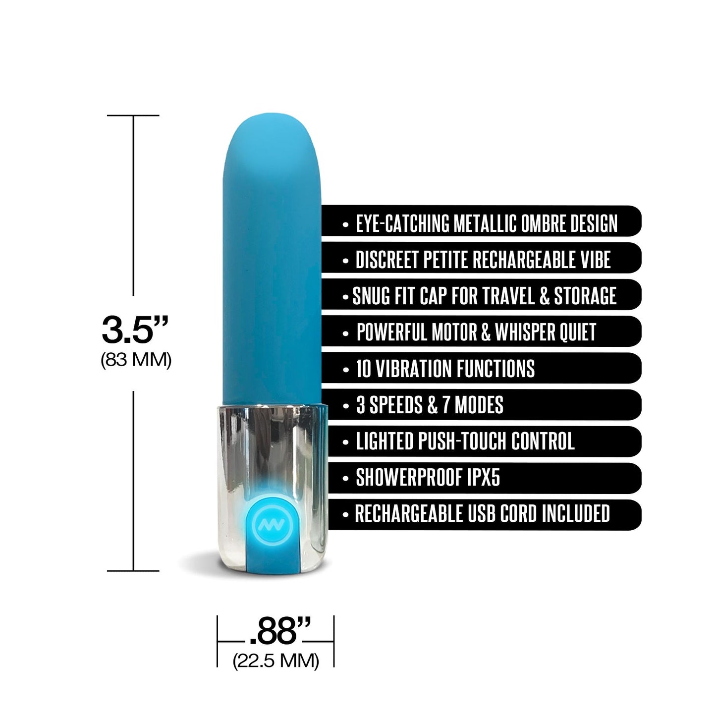 Nixie Lipstick Vibrator Ombre