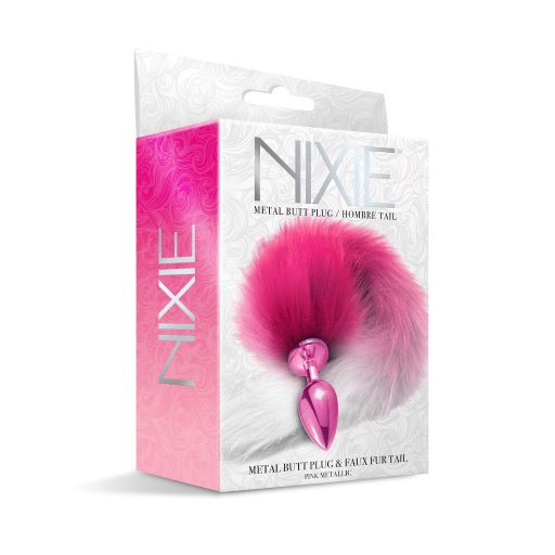 Nixie Metal Plug W/ Ombre Tail Medium Metallic