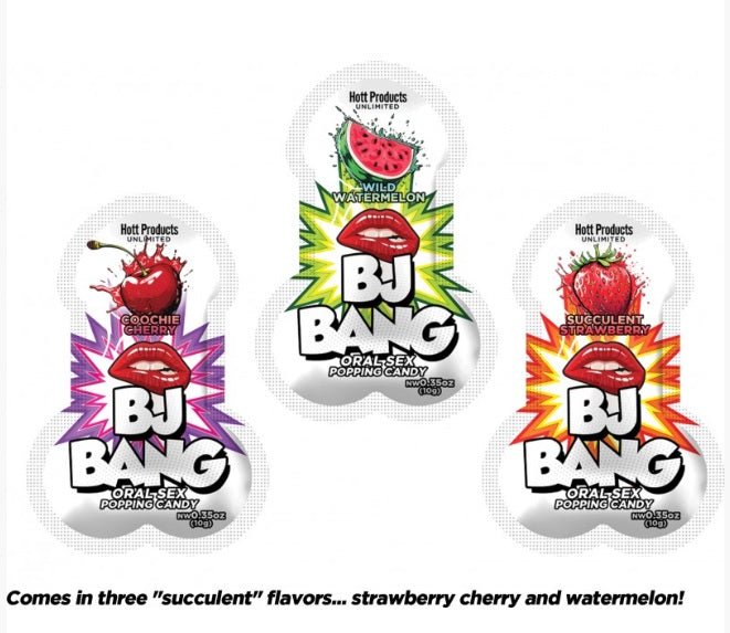 Bj Bang Popping Blow Job Oral Sex Candy 72pc Display