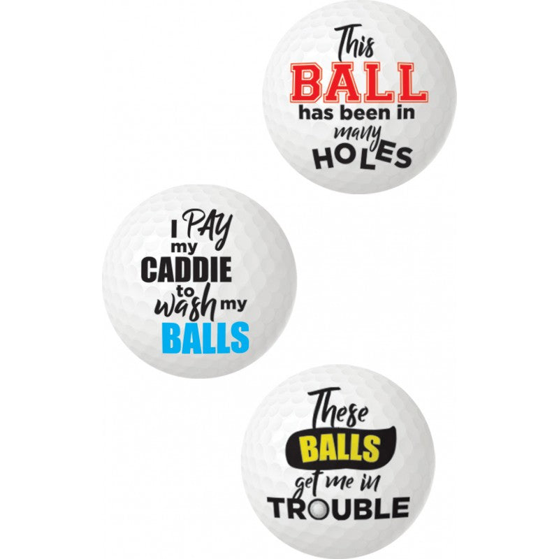 Balls Deep Novelty Golf Balls
