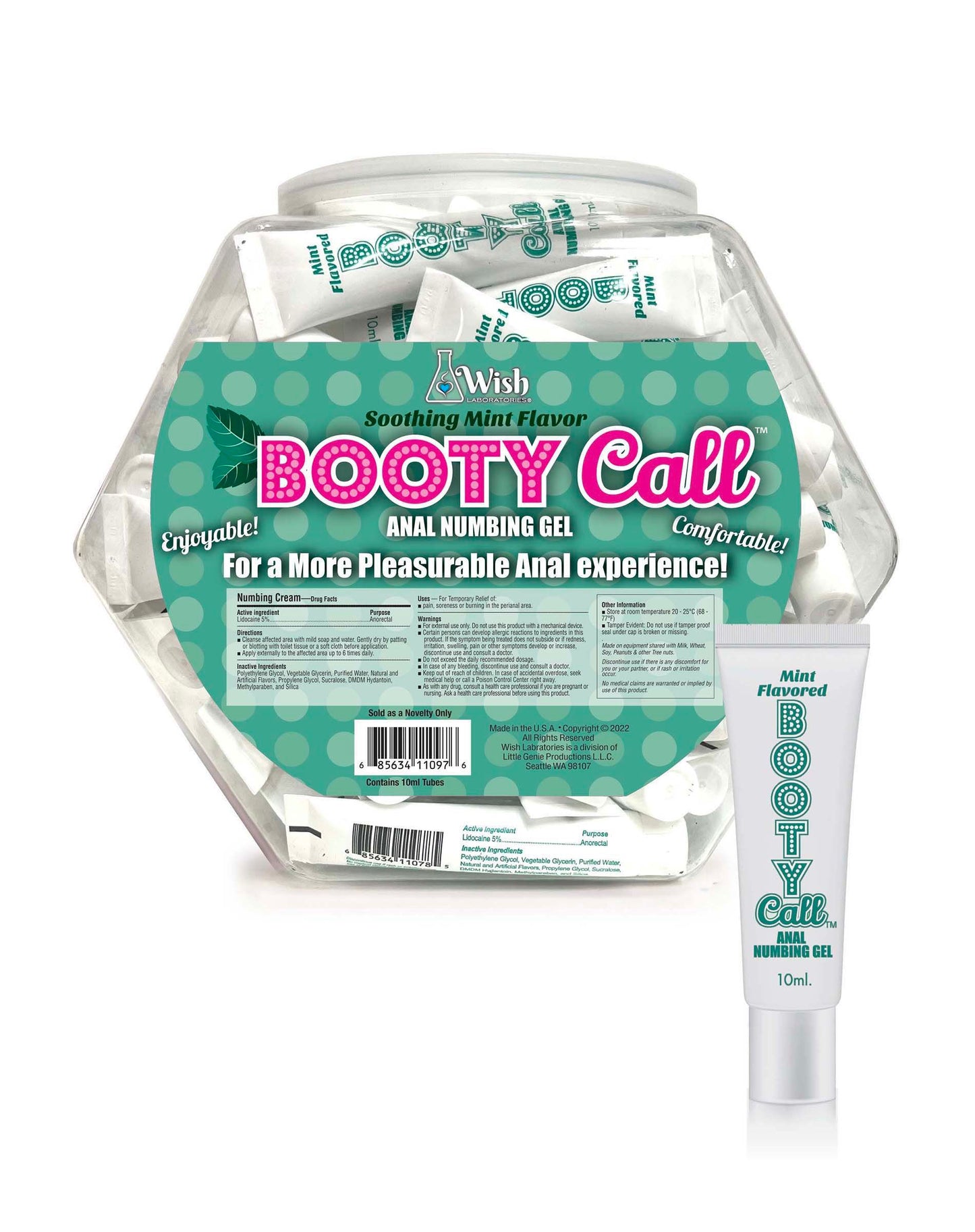 Booty Call Fishbowl 65 Pillow Packs Mint