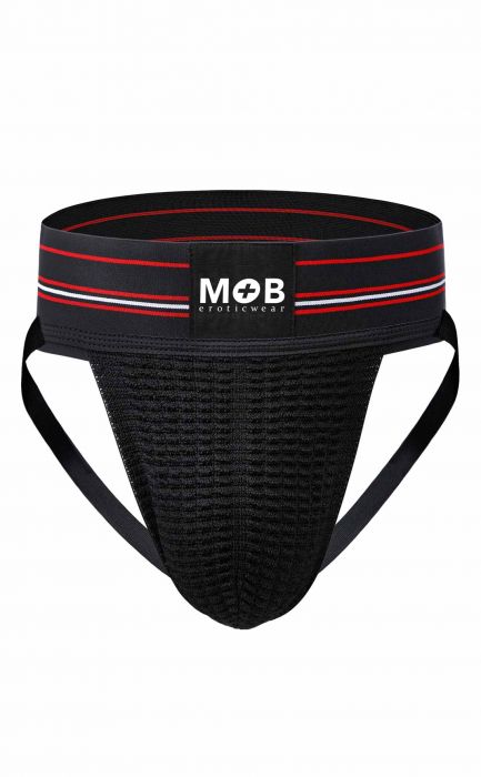 Mob Fetish Jockstrap Black 3in