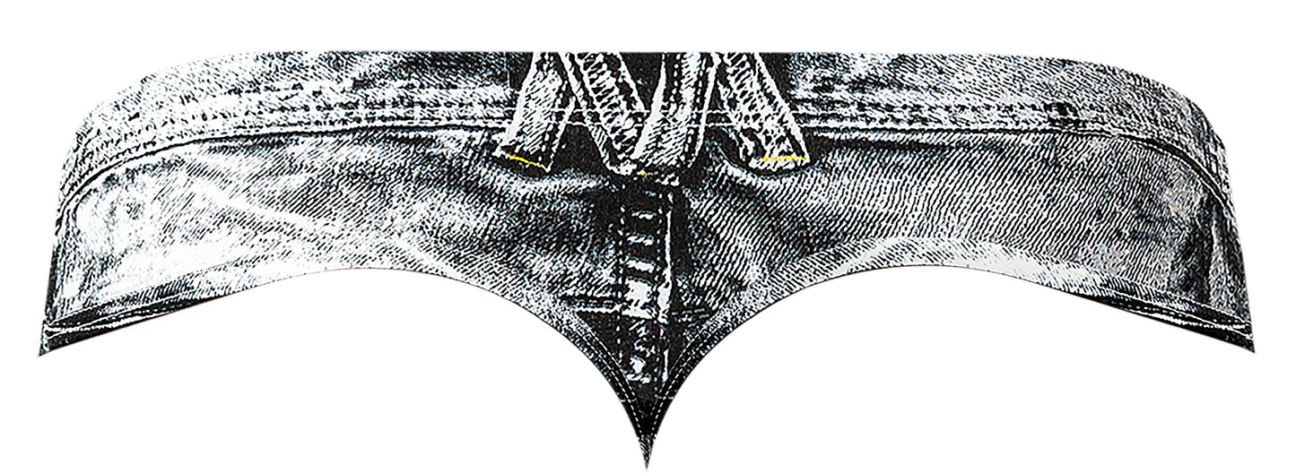 Dirty Denim Thong Blue
