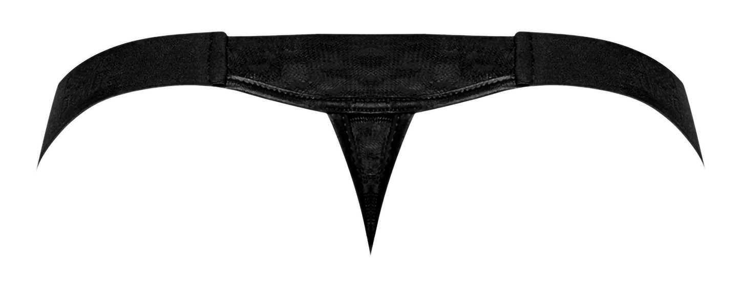 Heart Breaker Micro V Thong Black