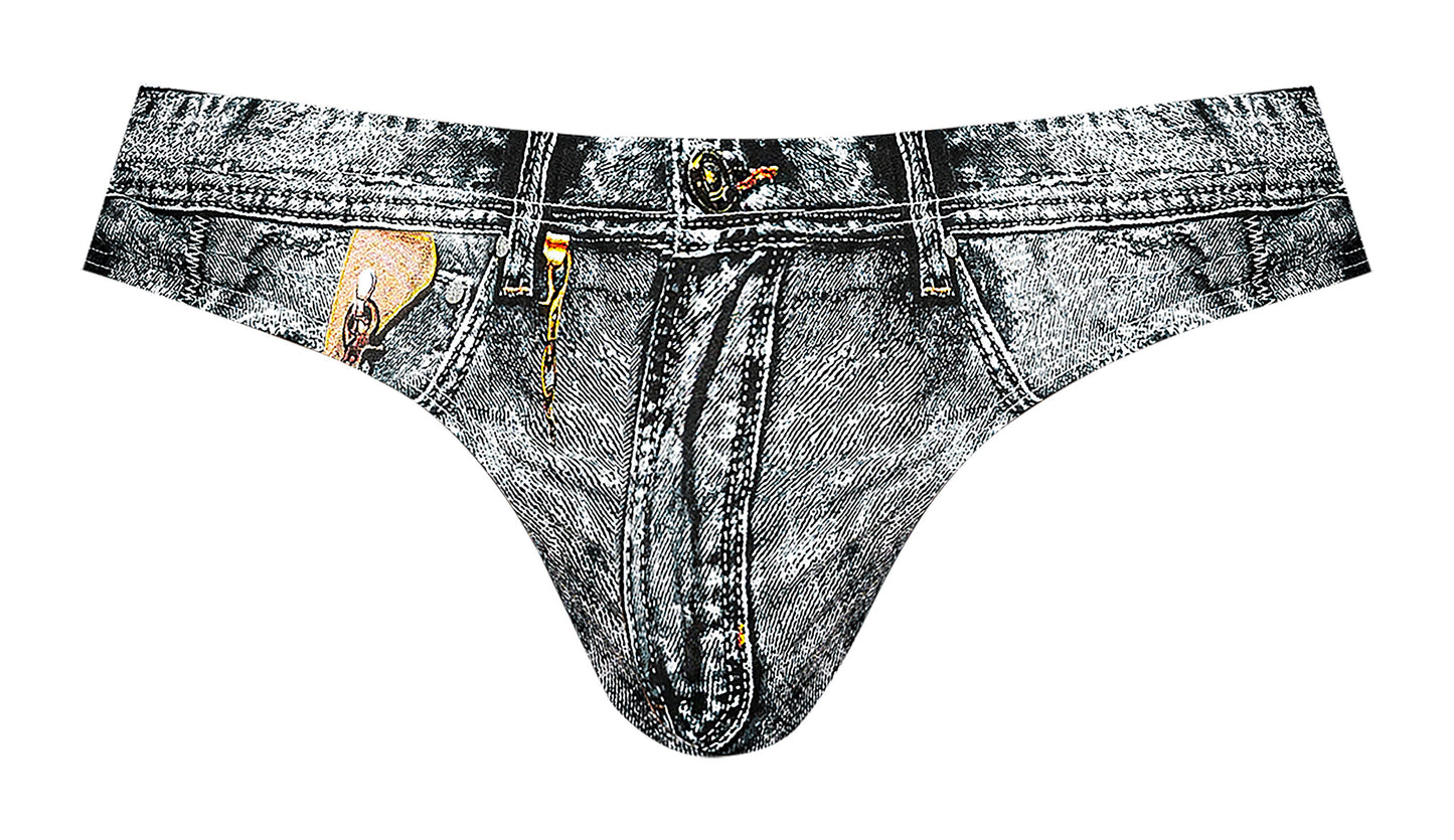 Dirty Denim Bikini Blue