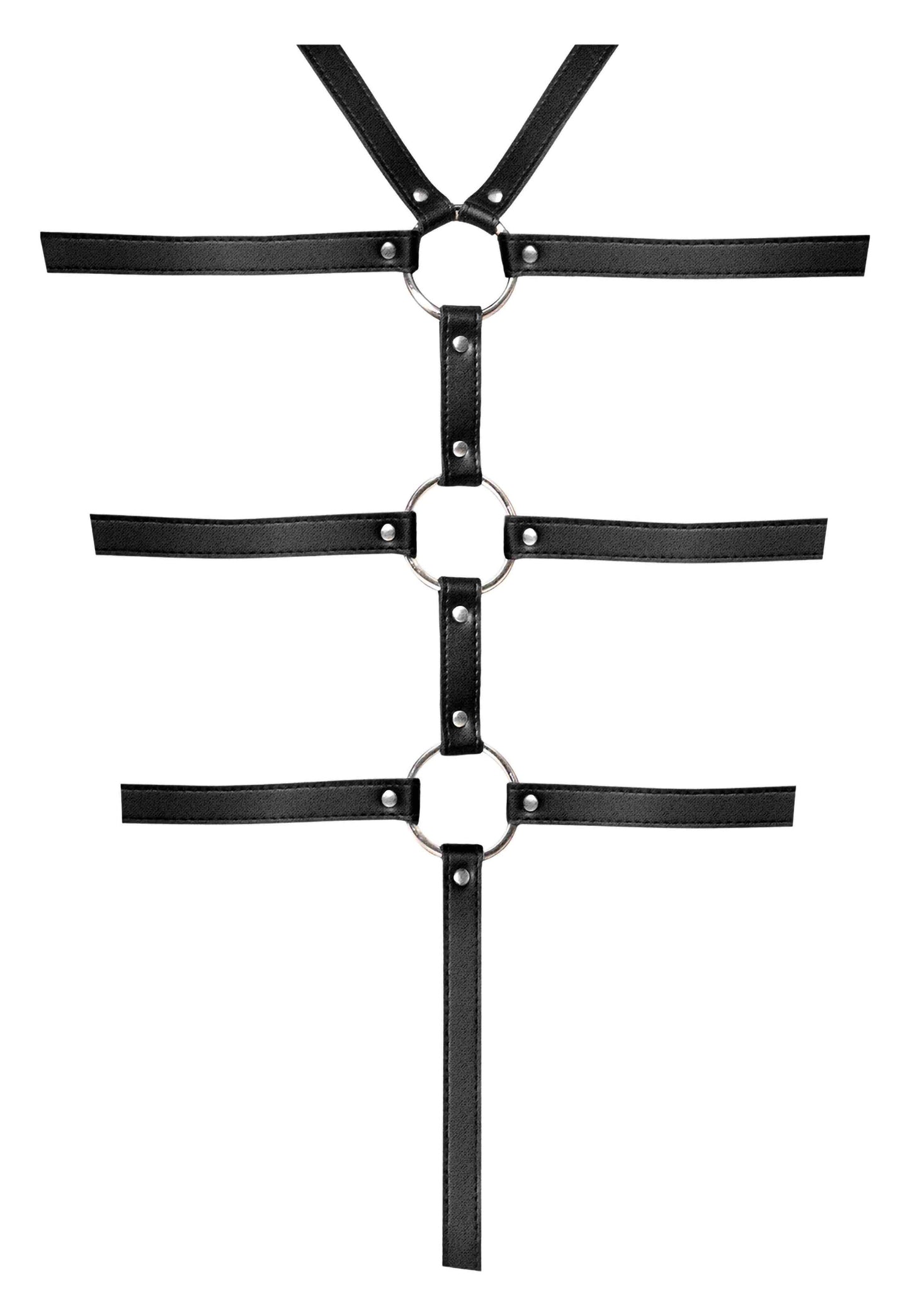 Ellona Tie Me Up 1pc Harness Set Black O/s