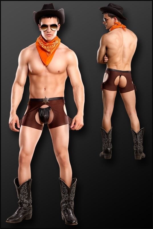 (d) Cocky Cowboy Costume