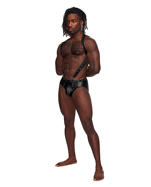 Uranus Studded Harness Black