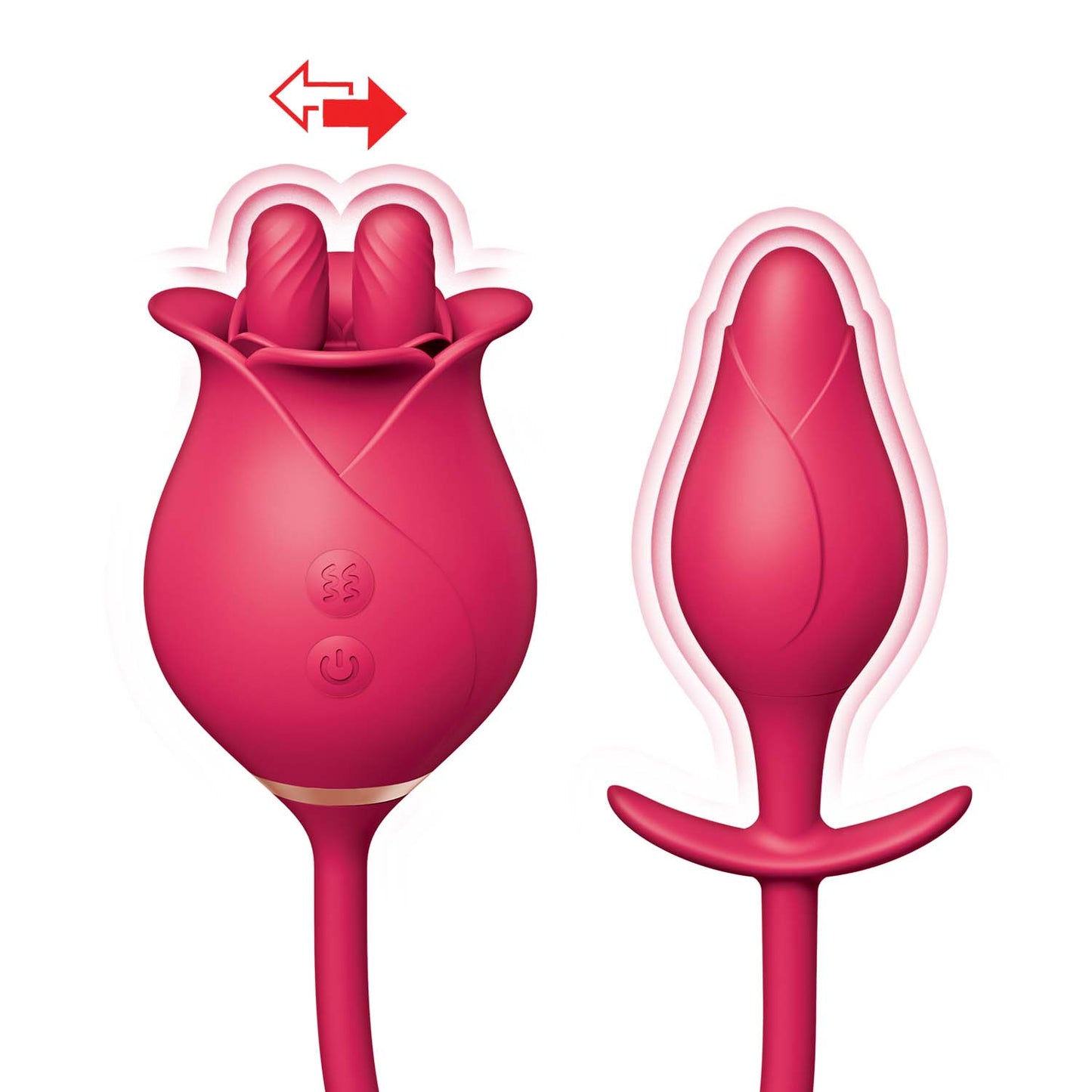 Clit-tastic Tulip Finger Massager & Plug