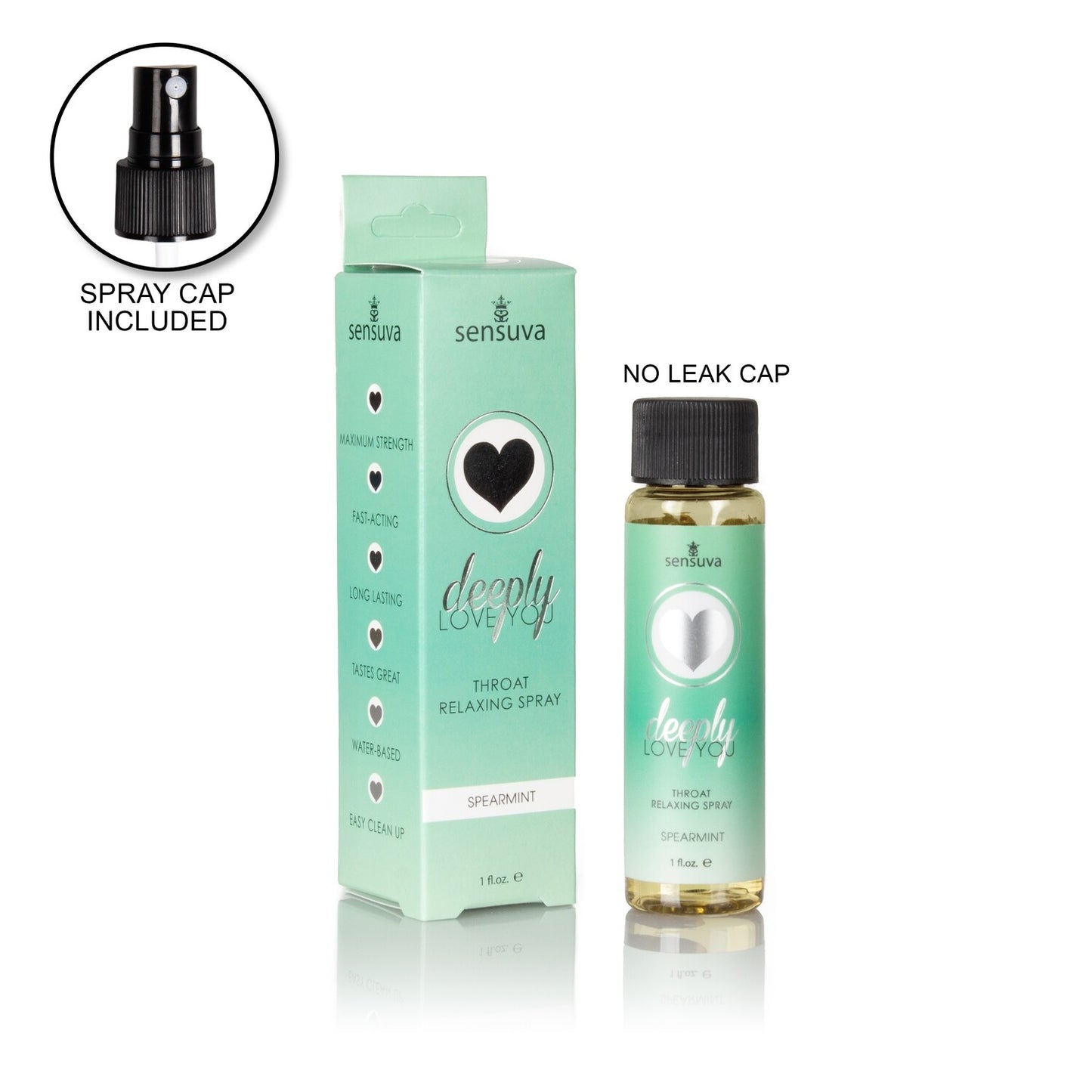 Deeply Love You Spearment Throat Relaxing Spray 1 Oz