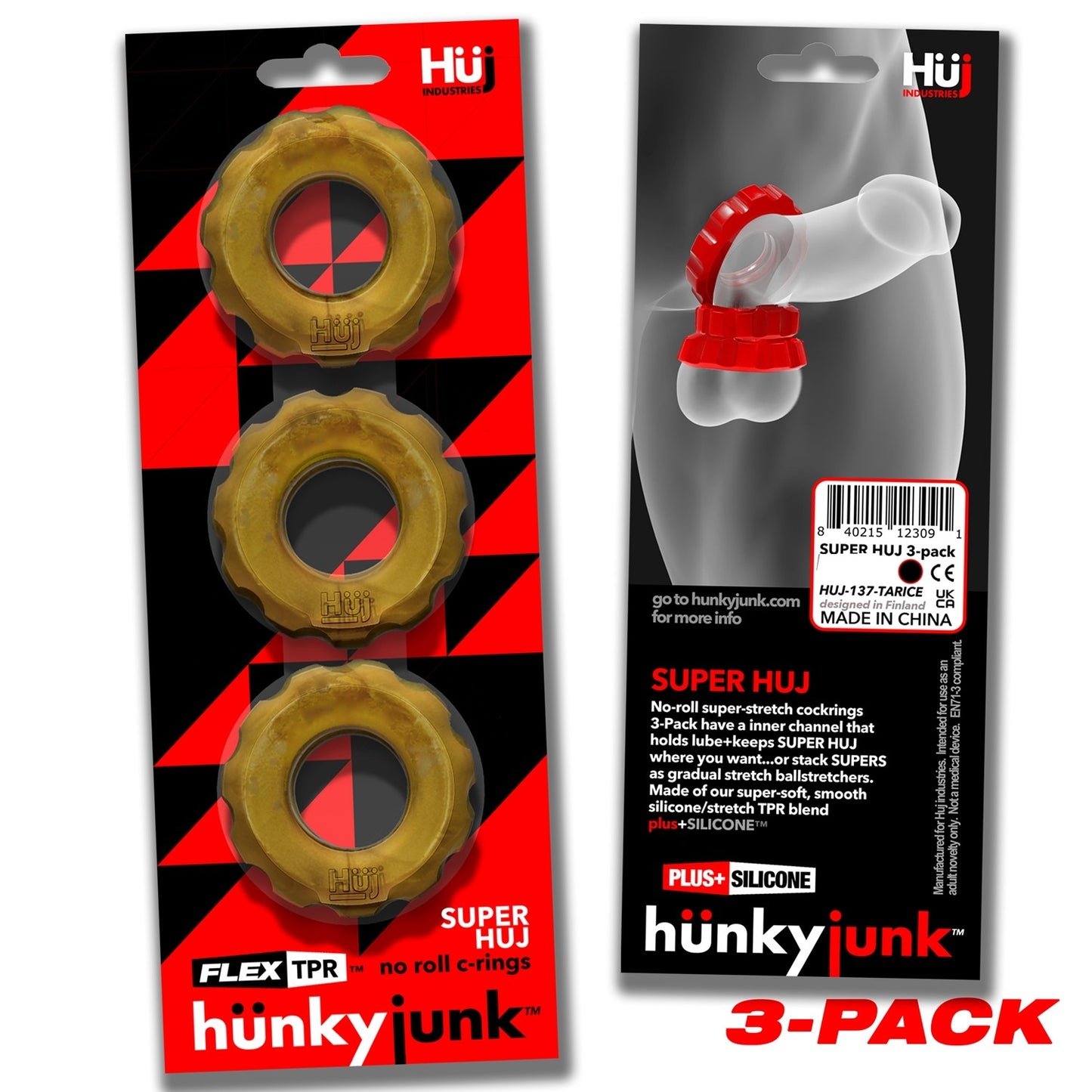 Super Huj 3pk Cock Rings